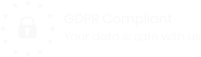 GDPR Compliant - Your data is safe with us